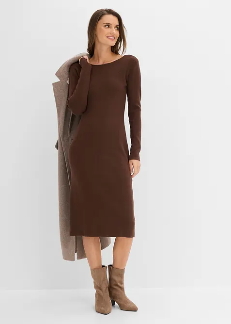 Abito in maglia di misto viscosa, bonprix