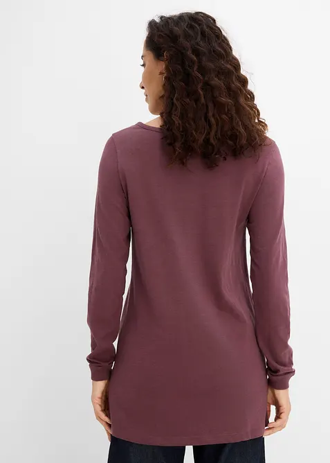 Maglia lunga in puro cotone, bonprix