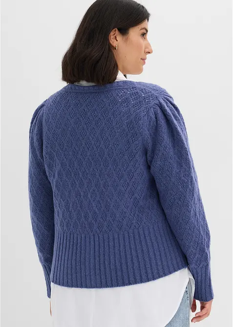 Cardigan in filato fine, bonprix