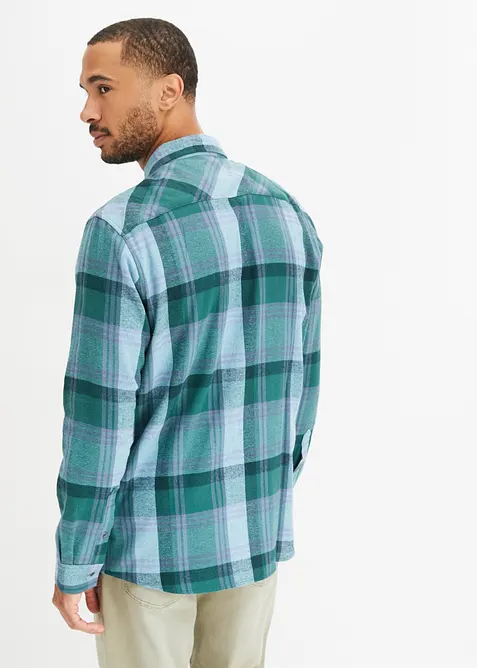 Camicia in flanella di puro cotone, bonprix