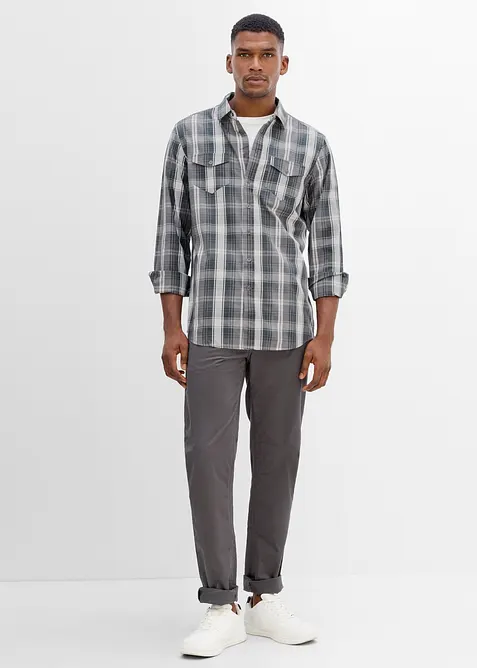 Camicia a maniche lunghe con taglio comfort, bonprix