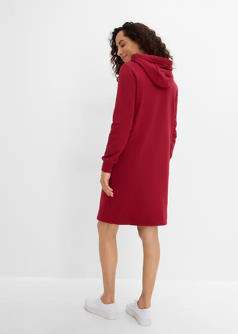 Abito in felpa di misto cotone, bonprix