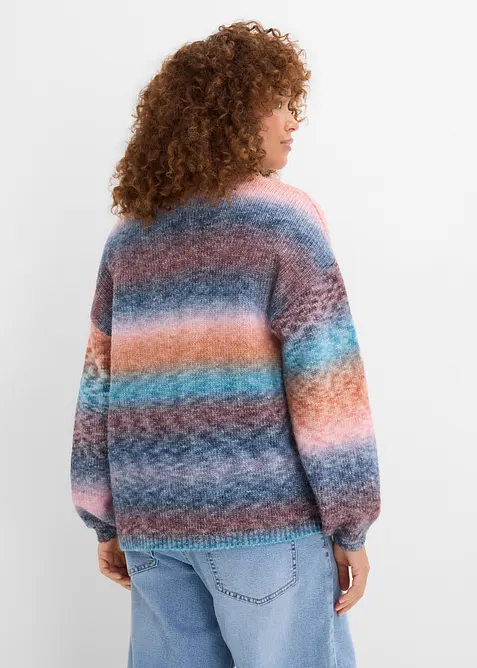 Cardigan in morbido filato grosso misto lana, bonprix