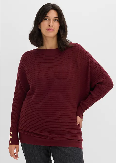 Maglione in filato fine misto viscosa, bonprix