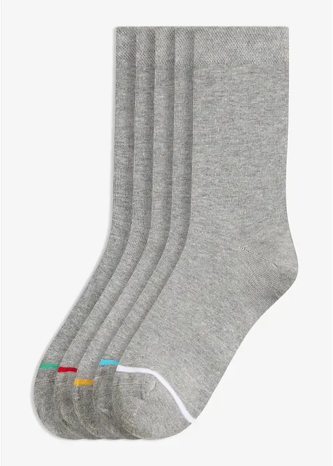 Calzini con cotone biologico (pacco da 5 paia), bonprix