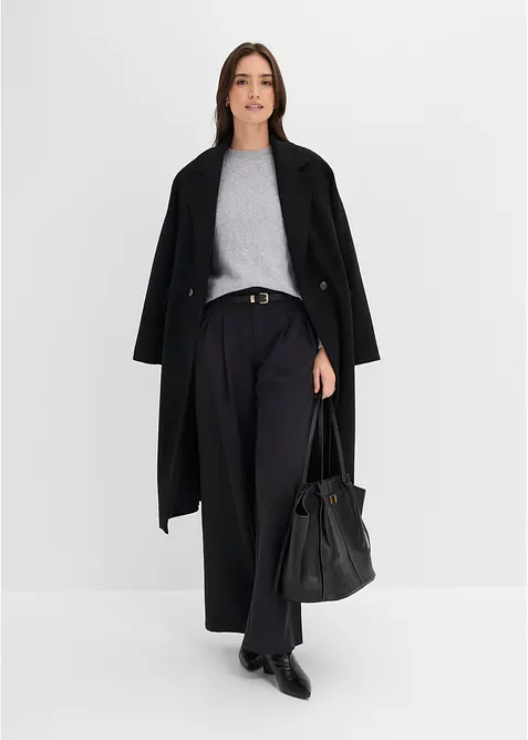 Maglione con motivo traforato, bonprix