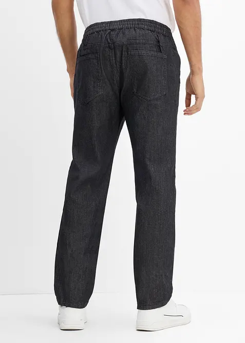 Jeans leggeri con elastico in vita regular fit, straight, bonprix
