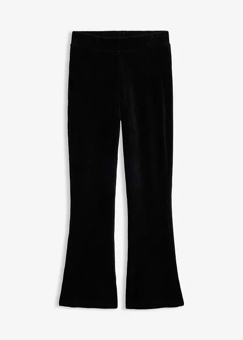 Leggings svasati effetto velluto a coste, bonprix
