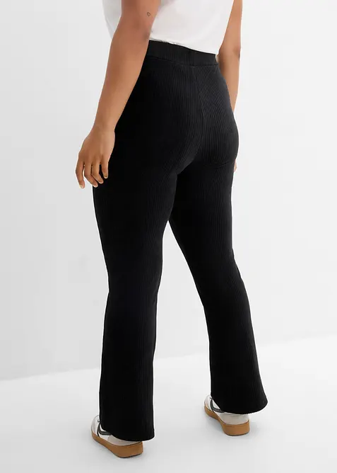 Leggings svasati effetto velluto a coste, bonprix