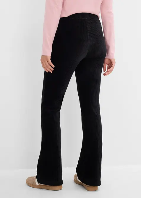 Leggings svasati effetto velluto a coste, bonprix