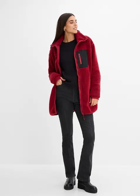 Giacca in pile teddy, bonprix