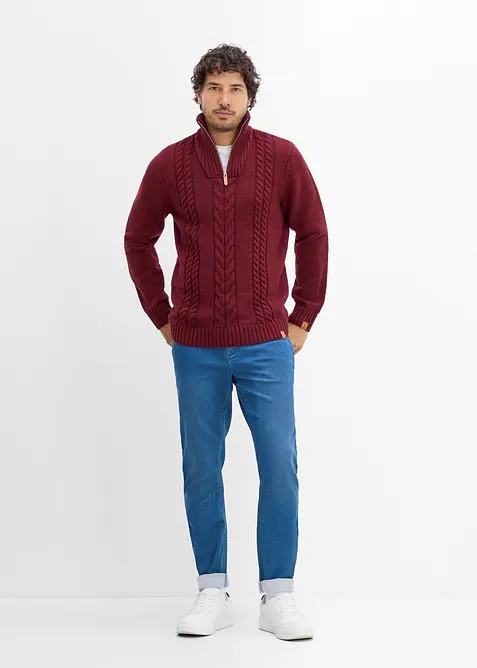 Jeans jogger tapered con elastico in vita, regular fit, bonprix