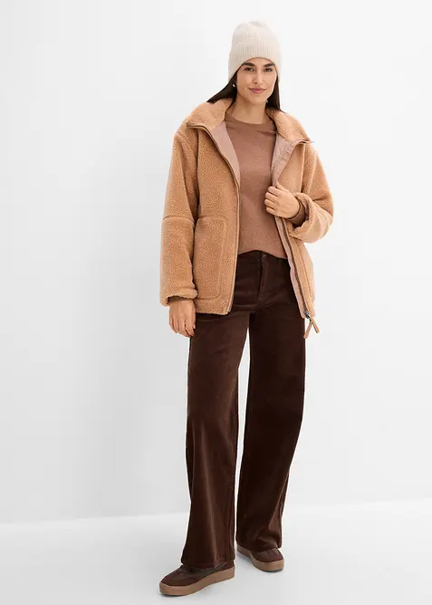 Felpa in misto cotone, bonprix