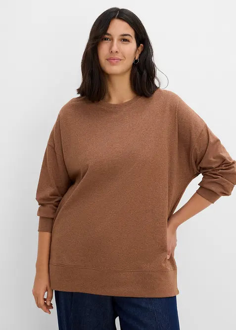 Felpa in misto cotone, bonprix