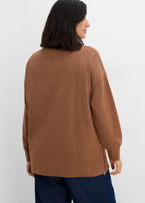 Felpa in misto cotone, bonprix
