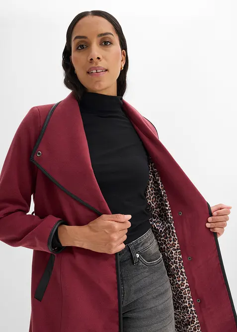 Cappotto corto in simil lana, bonprix