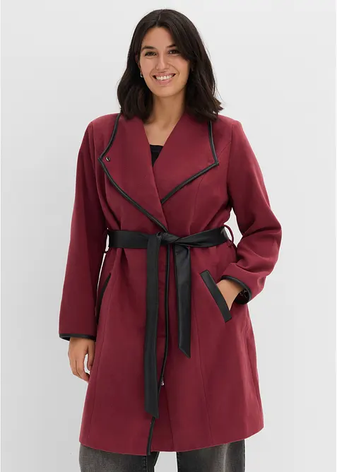 Cappotto corto in simil lana, bonprix