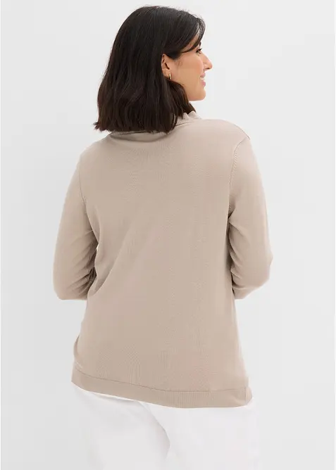 Cardigan in filato fine di misto viscosa fluente, bonprix