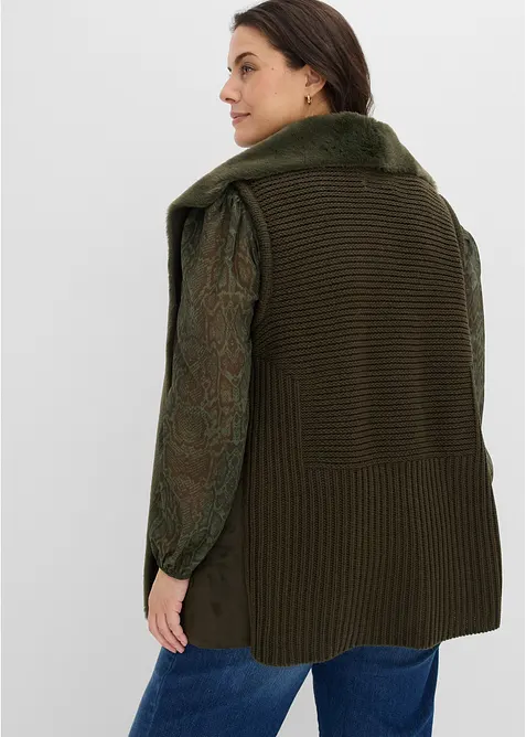 Gilet in ecopelliccia, bonprix
