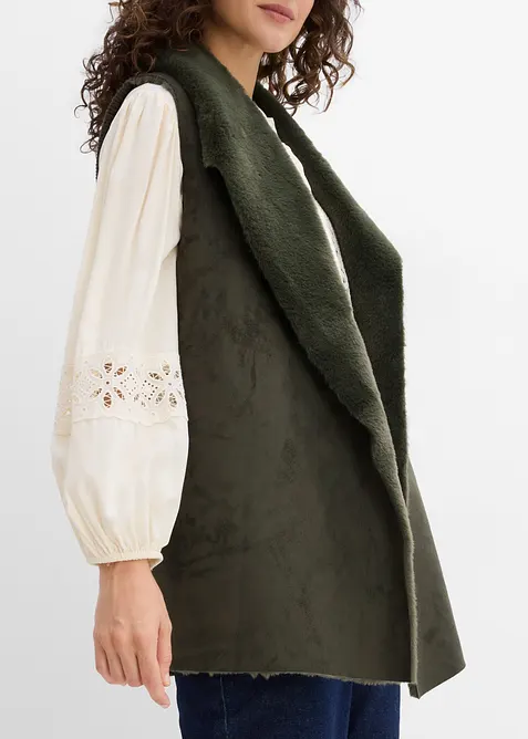 Gilet in ecopelliccia, bonprix