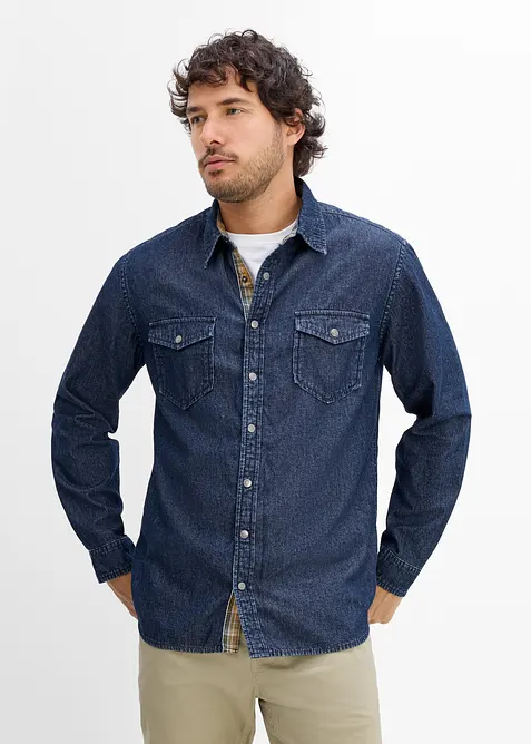 Camicia in jeans di puro cotone, bonprix