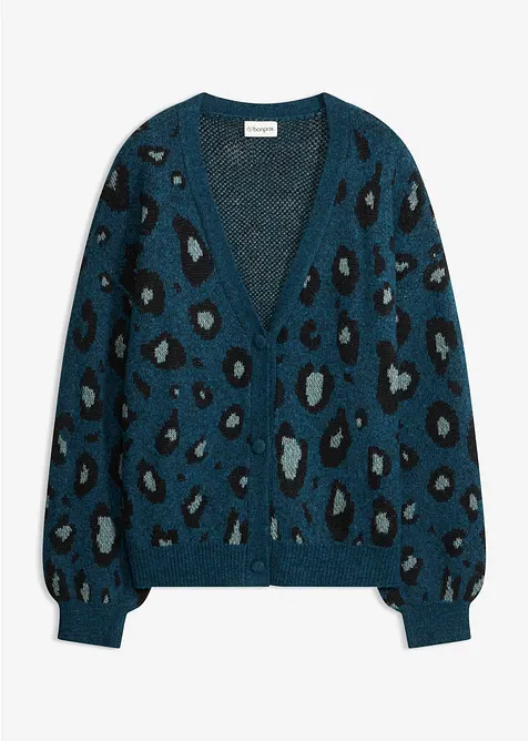 Cardigan con motivo jacquard, bonprix