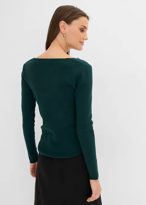 Maglia in filato fine di misto viscosa morbido, bonprix