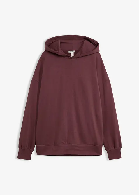 Felpa con cappuccio in puro cotone, bonprix