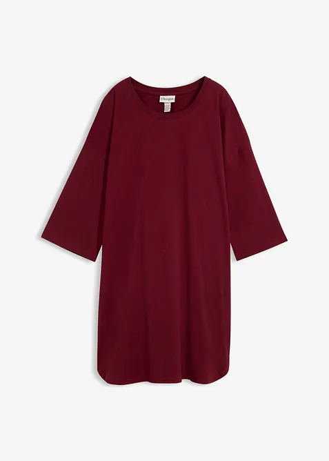 Maglia lunga oversize in puro cotone biologico, bonprix