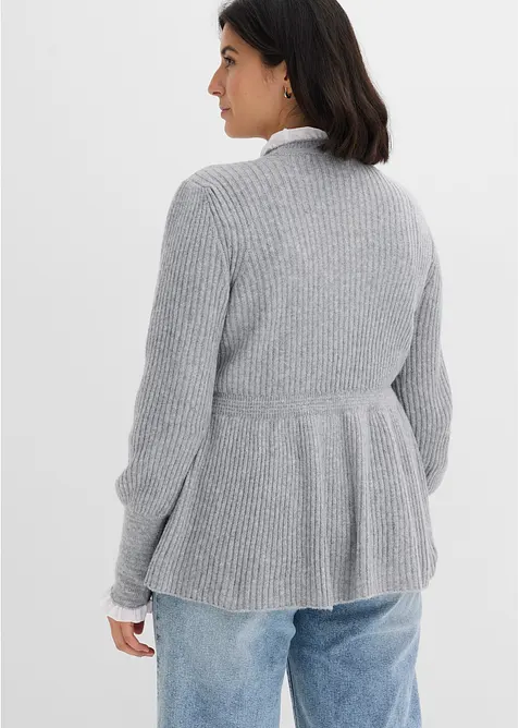 Maglione con inserto effetto camicia, bonprix