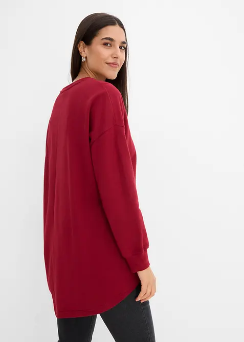 Felpa oversize in puro cotone, bonprix