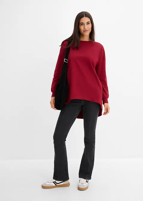 Felpa oversize in puro cotone, bonprix