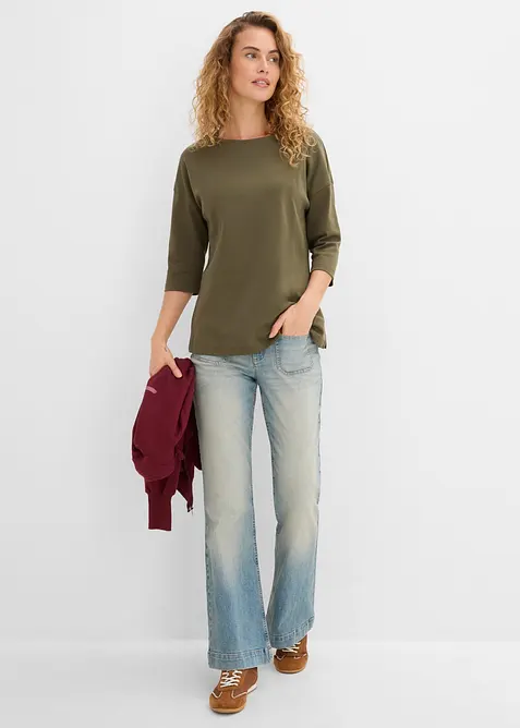 Maglia in cotone pesante, bonprix