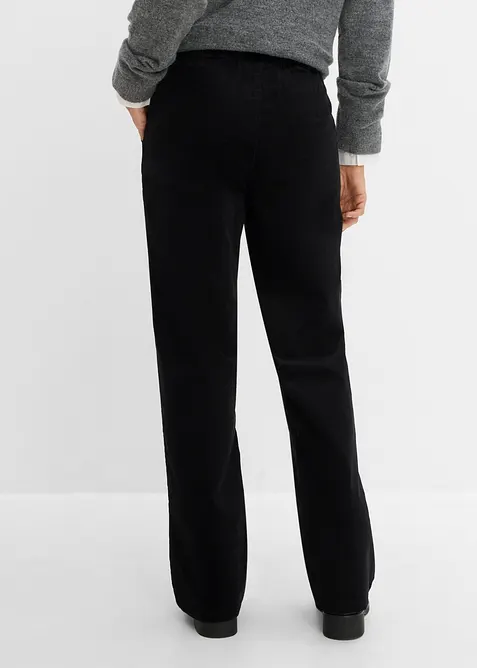 Pantaloni in velluto a coste di misto cotone, bonprix