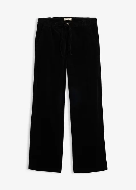 Pantaloni in velluto a coste di misto cotone, bonprix