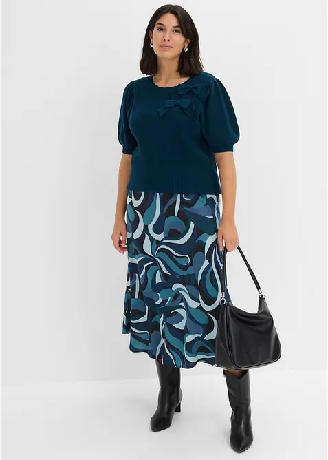 Maglione con fiocchi, bonprix