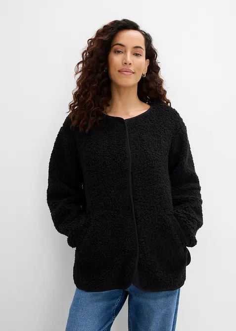 Giacca in pile teddy, bonprix