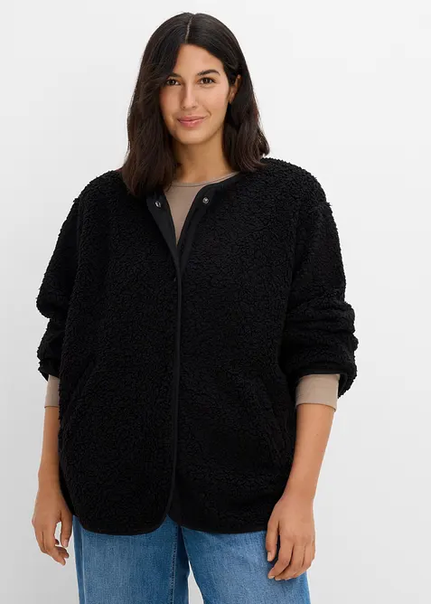 Giacca in pile teddy, bonprix