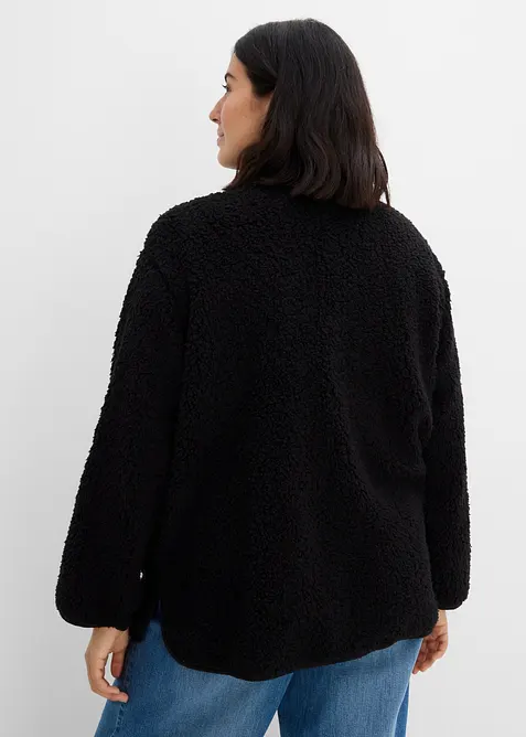Giacca in pile teddy, bonprix