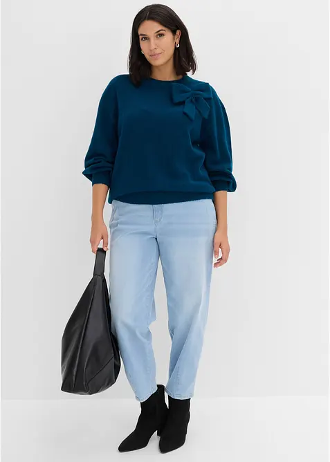 Maglione con fiocco, bonprix