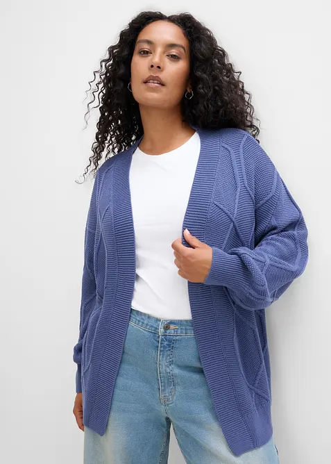 Cardigan a trecce, bonprix