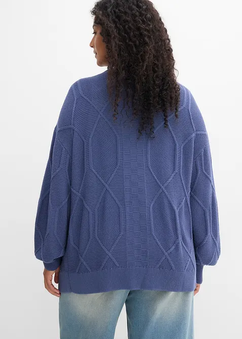Cardigan a trecce, bonprix