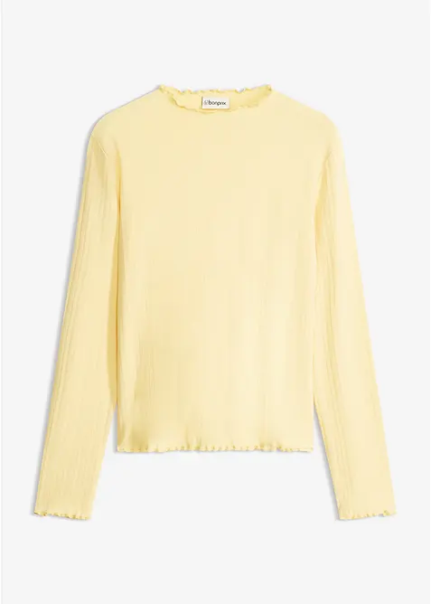 Maglia aderente a costine, bonprix