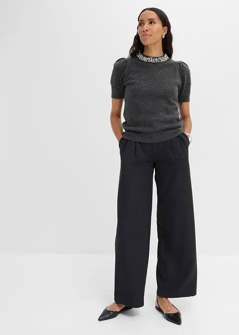 Maglione con strass, bonprix