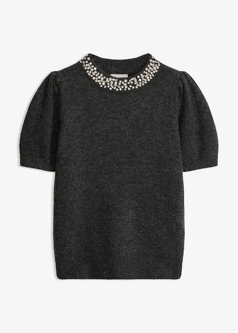 Maglione con strass, bonprix
