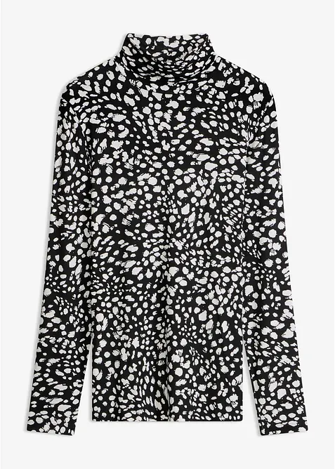 Maglia a maniche lunghe in misto viscosa morbido, bonprix