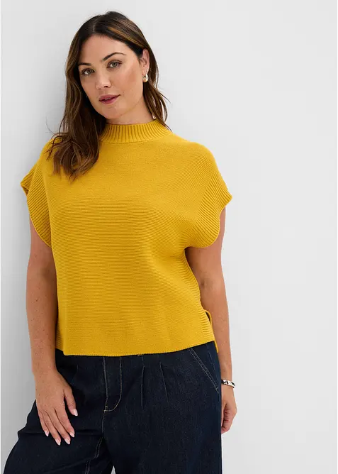 Gilet in maglia con viscosa, bonprix