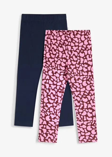Leggings Lurchi in misto cotone biologico elasticizzato (pacco da 2), Lurchi
