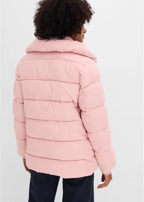 Giacca trapuntata in fantasia glitterata, bonprix