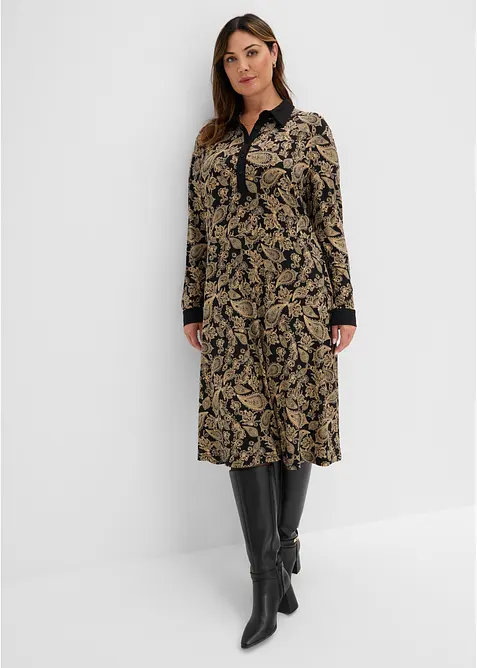 Abito di jersey con fantasia paisley, bonprix